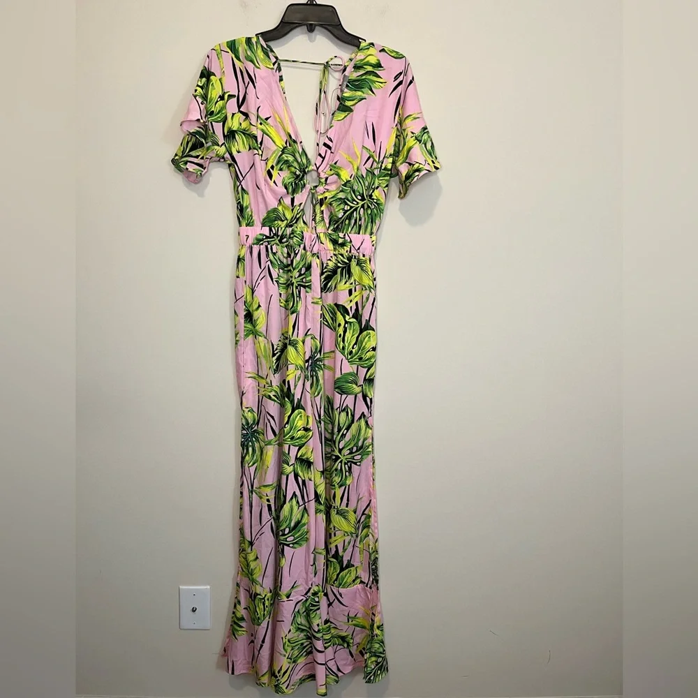 NWT ASOS Tropical Print Jumpsuit Size 6